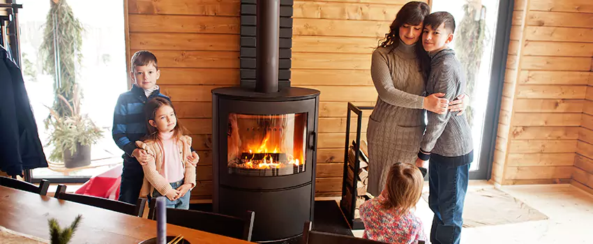 Morso Cast Iron Fireplace Insert Installation in Haltom City, Texas