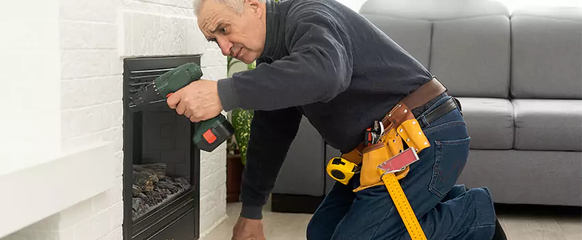 New Indoor Fireplace Installation in Haltom City, Texas