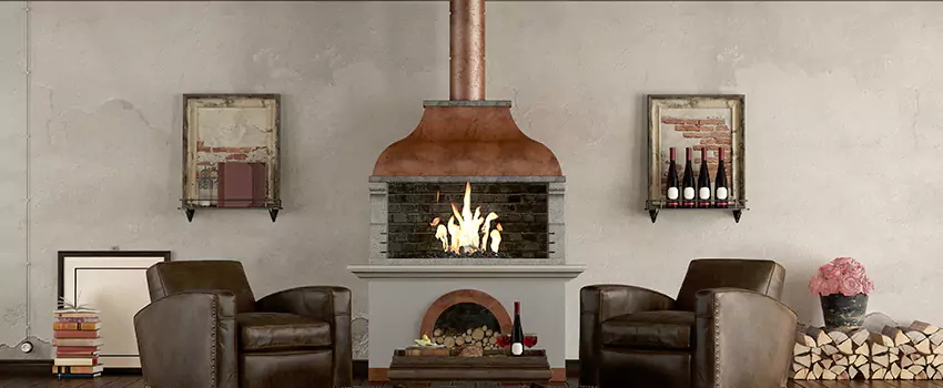Thelin Hearth Products Providence Pellet Insert Fireplace Installation in Haltom City, TX