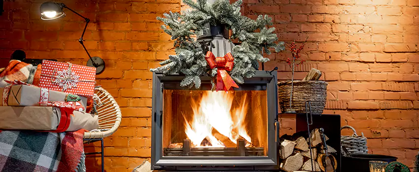 Travis Industries Linear Gas Fireplace Installation in Haltom City, Texas